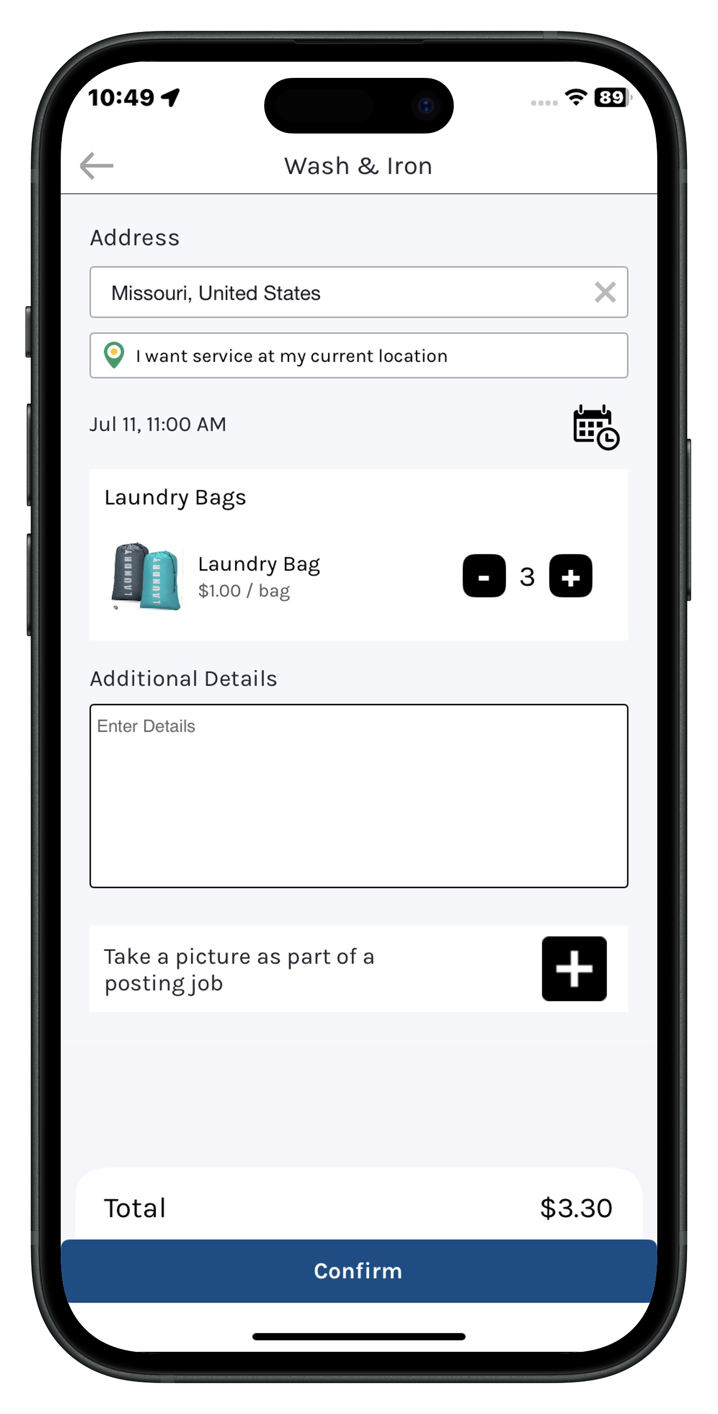 Laundremate app