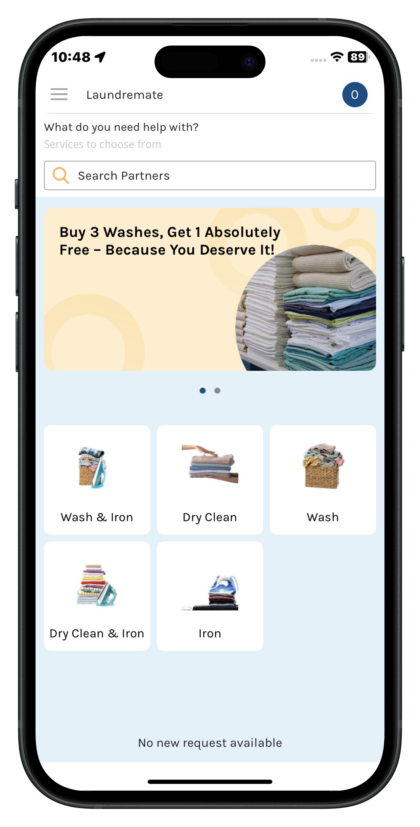 LaundryMate app